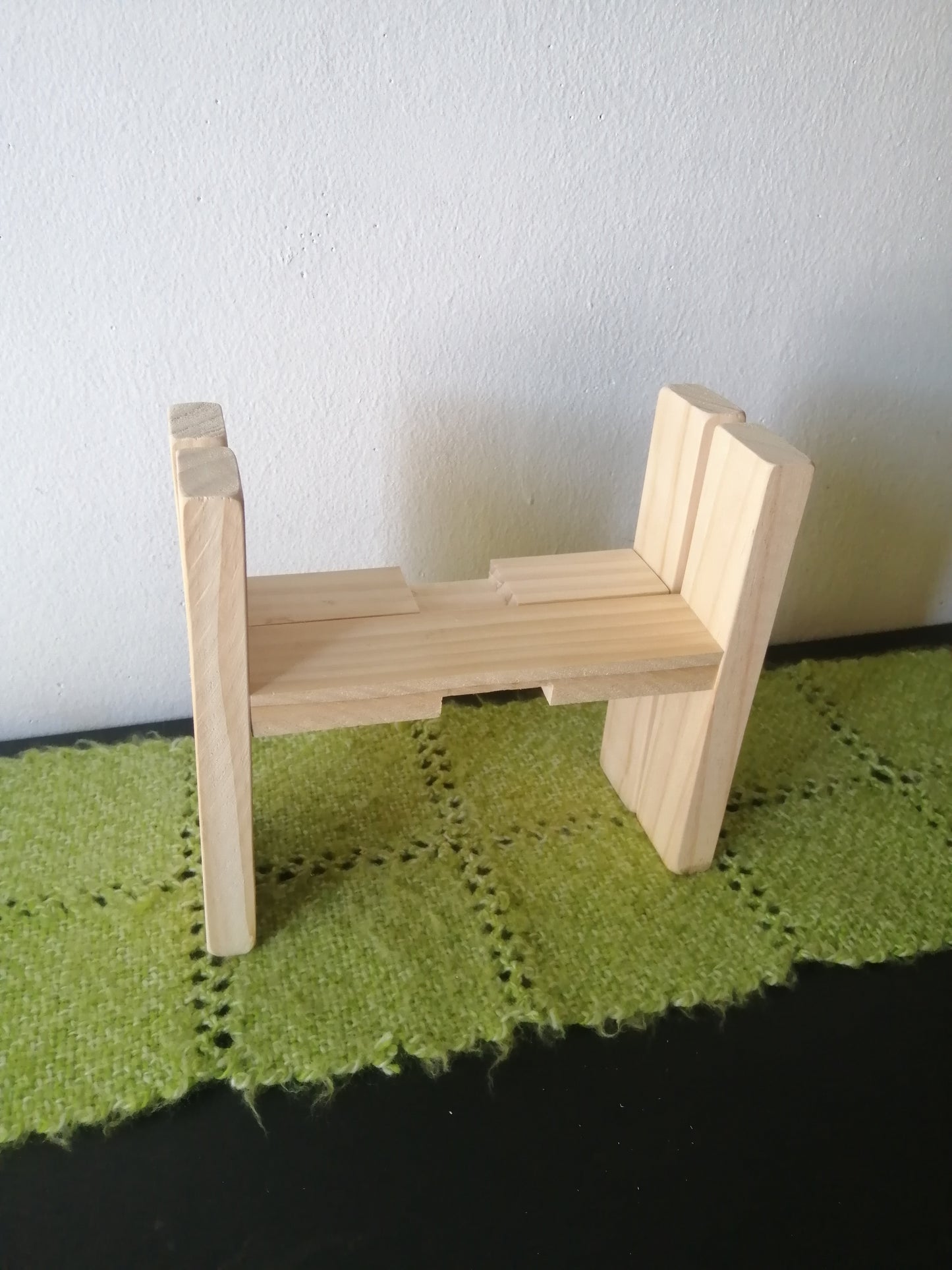 Soporte de Madera talla S - Porta Maceta 20 cm. - Madera Natural