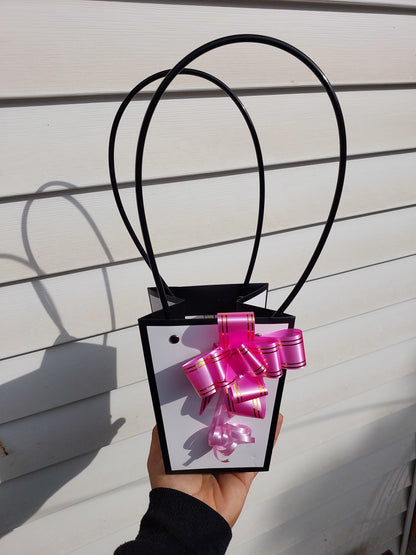 Rosa de Jabón en Cúpula de Cristal - Rosa Rosada con Luces