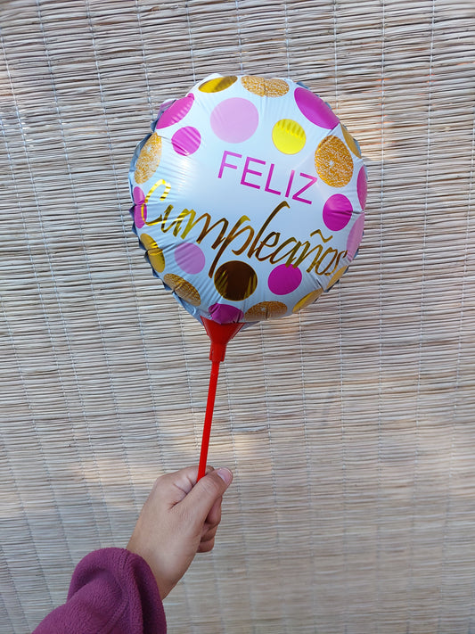 Globo Metalizado Feliz Cumpleaños