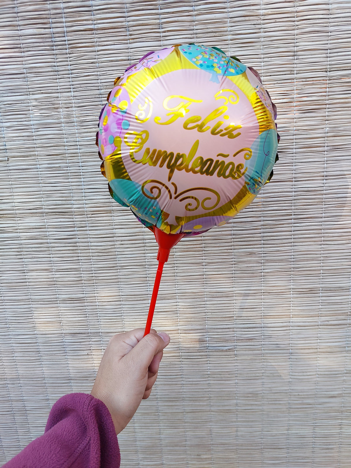 Globo Metalizado Feliz Cumpleaños
